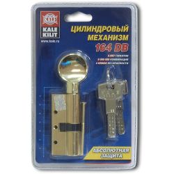 Цилиндровый механизм с вертушкой KALE KILIT 164 DBM-E/90 (40+10+40) латунь 5кл. /26545/