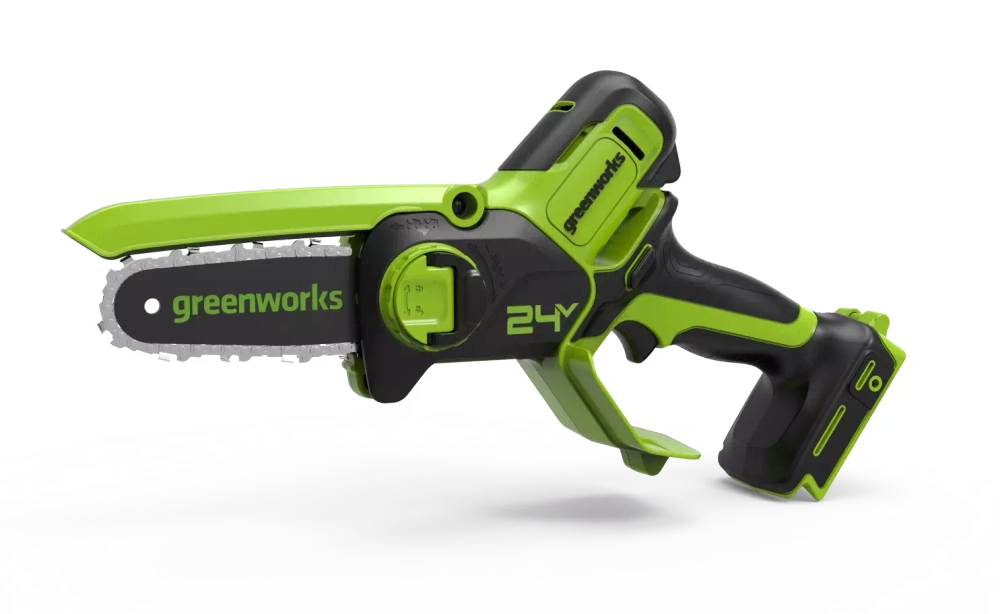 Цепная мини пила аккумуляторная Greenworks 24В 10см G24MCS10 (без АКБ и ЗУ) 2008207