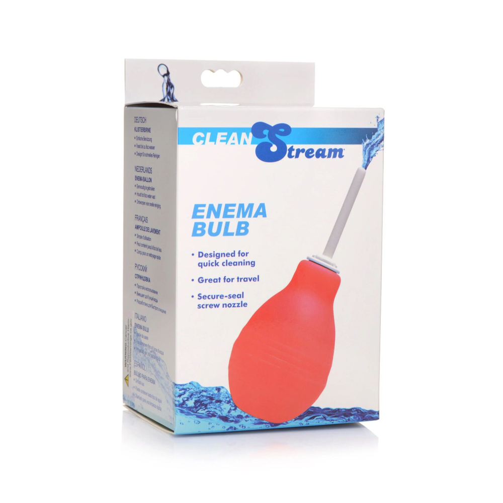 Анальный душ Enema Bulb Red (Цвет: красный)