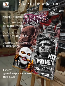 Картина на стену Moneymaker 30х40см 1шт.