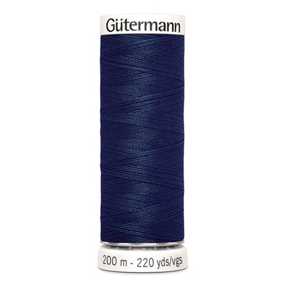 Нитки универсальные Gutermann Sew-all 100 (200 метров), 5 кат. | 011 темн.синий