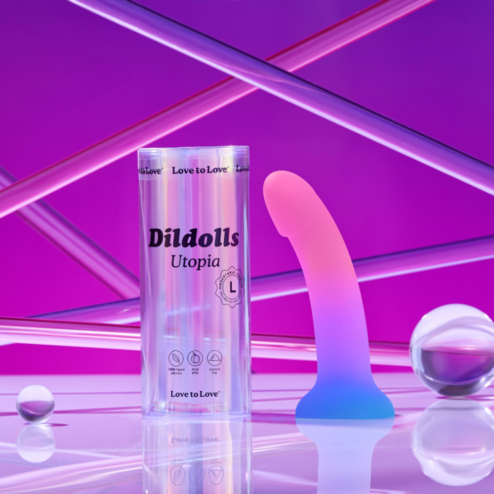 Love to Love DILDOLLS - UTOPIA L - Фаллоимитатор из жидкого силикона