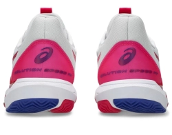 Женские теннисные кроссовки Asics Solution Speed FF 3 Clay - white/bright rose