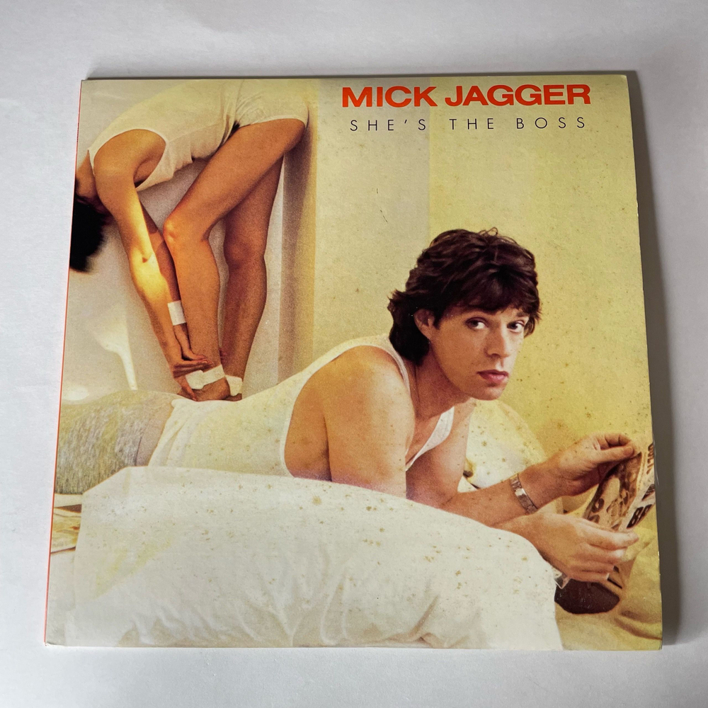 Винтажная виниловая пластинка LP Mick Jagger She's The Boss (Япония 1985) (Без Оби)