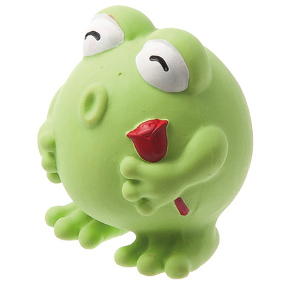 ZOOONE Игрушка латексная для собак "Лягушка", 7,5 см