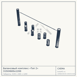 Балансовый комплекс Тип 2 3150×600×1200 — от 87 000 ₽