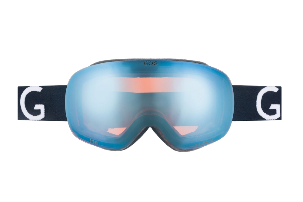 Горнолыжная маска GOG Ryder / Matt Black / Reflex Blue