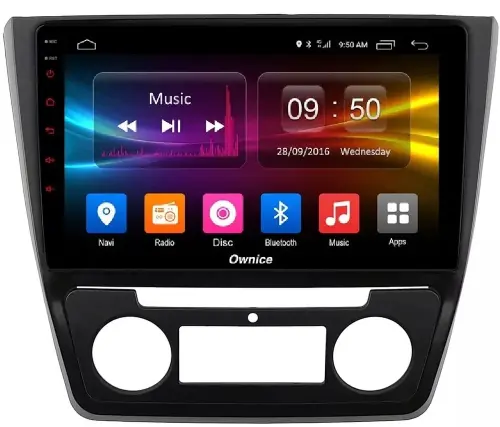 Магнитола для Skoda Yeti 2009-2018 (климат) - Kuberg OL-1919 IPS, Android 10, 4G SIM-слот