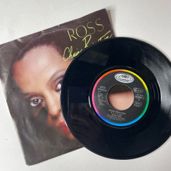 Винтажная виниловая пластинка 7 дюймов (маленькая пластинка) Diana Ross Chain Reaction (Holland 1985)