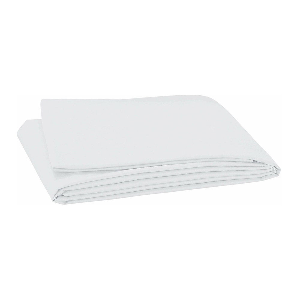 Простыня Сатин на резинке двуспальная 180 х 190 см борт 18 см 135 гр/кв.м