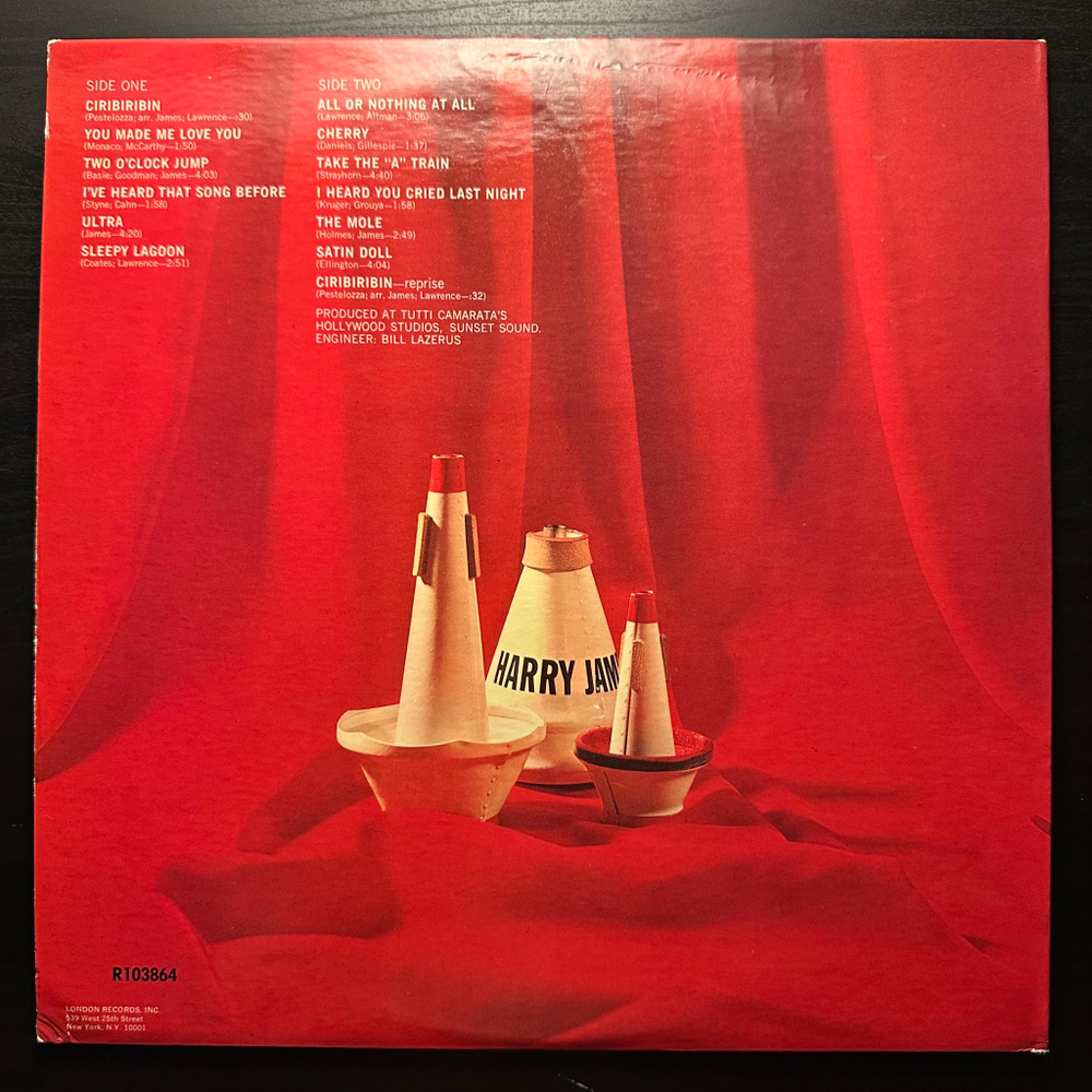 Harry James- The Golden Trumpet Of Harry James (США)