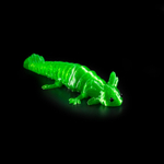 Аксолотль гибкая сегментная подвижная игрушка, 18 см., 3D печать, зеленый