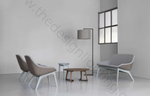 Floor design lamp  Read Noon by Zeitraum (Black)