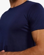 Футболка мужская TYR Lightweight Ultrasoft Tech Tee (Темно-Синяя)