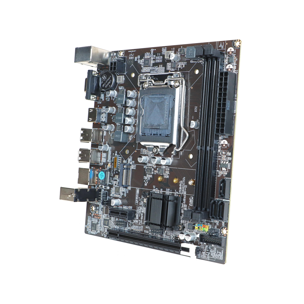 Материнская плата BaseTech H61M, Socket1155, mATX, Retail, 2xDDR3, PCIe3.0, 1xM.2, GLAN, PS2, 8xUSB2, 2xUSB3, VGA, HDMI (BT-H61M)
