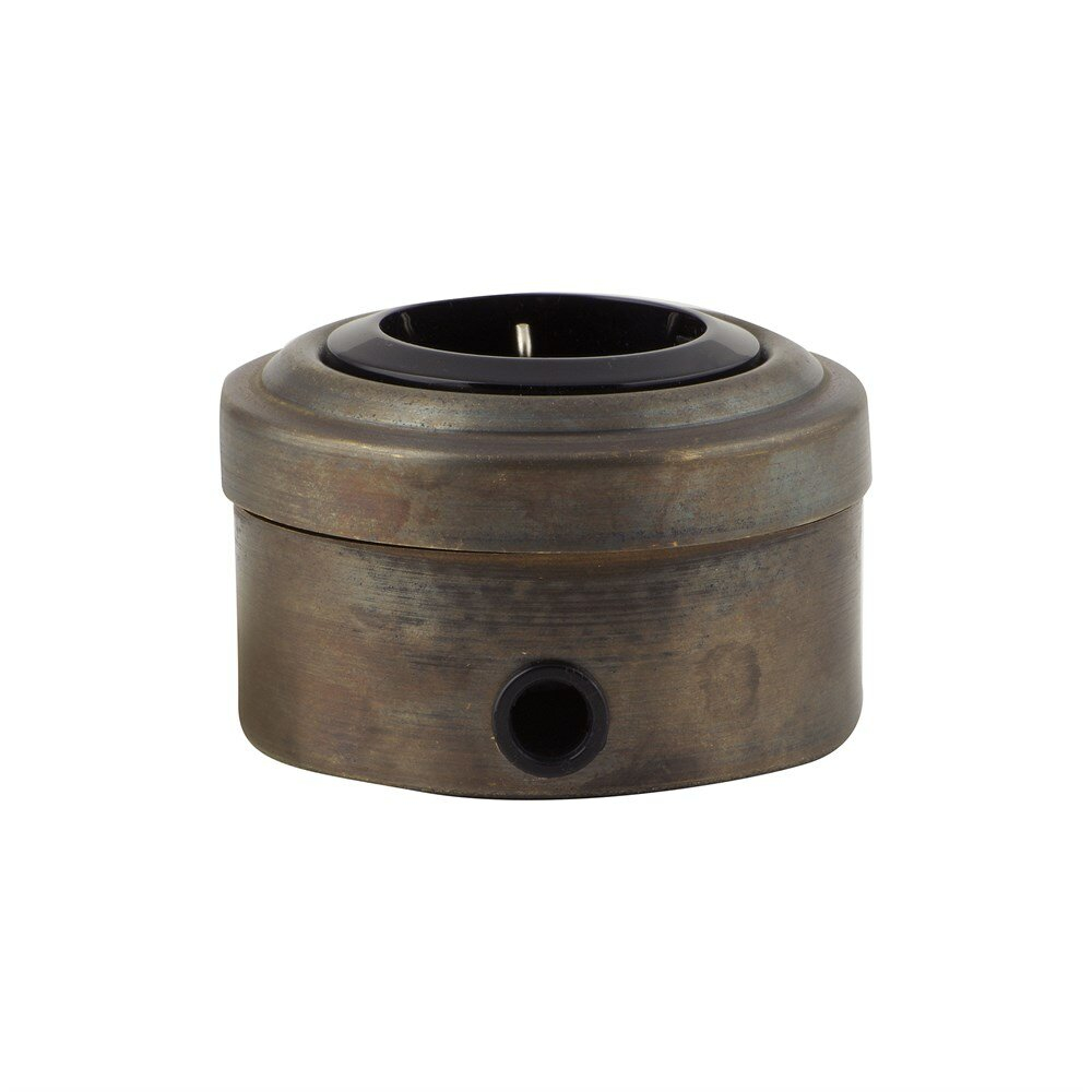 Розетка электрическая ретро, патинированная, VINTAGE Metal М1-12-27