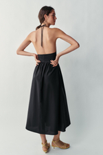 ПЛАТЬЕ МИДИ ИЗ ПОПЛИНА — ZARA