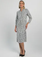 Платье Лаконичный стиль (черно-белое) П16036-19М LT Collection