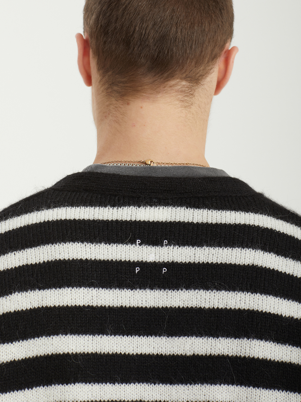 Мужской Кардиган Mohair Striped