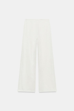ZARA БРЮКИ В СТИЛЕ РУСТИК, ЭКРЮ