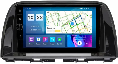 Магнитола для Mazda CX-5 2011-2017 - Parafar PF095LUX1LHDAV на Android 12, Быстрая, CarPlay, 4G SIM-слот
