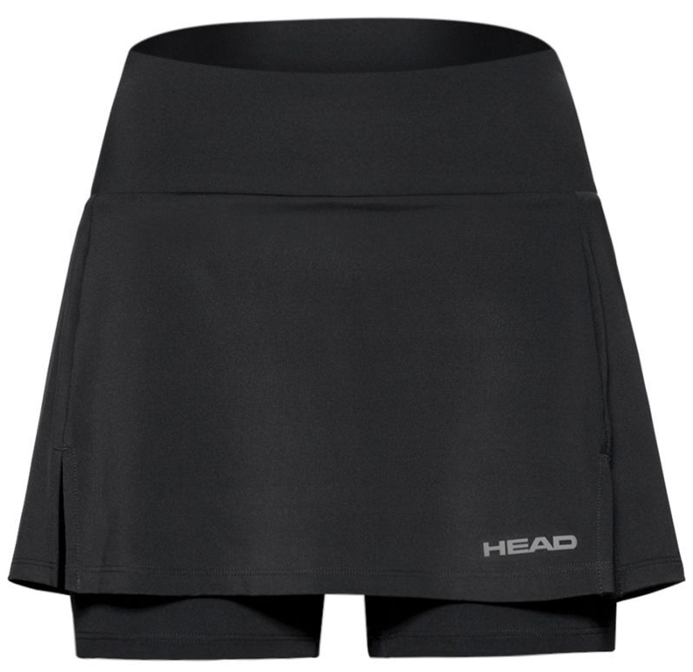 Теннисная юбка Head Club Basic Skort - черный