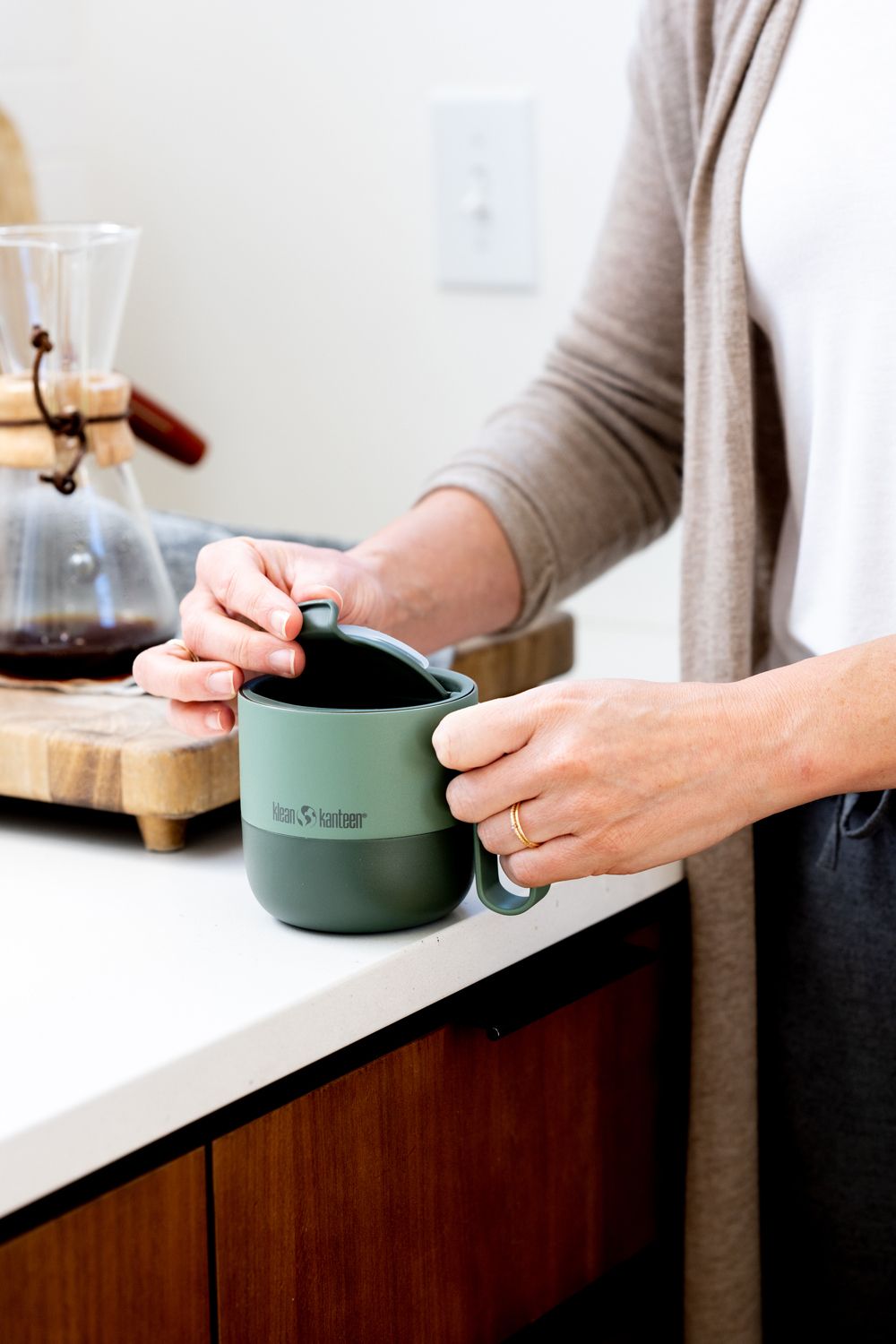 Термокружка Klean Kanteen Rise Mug 14oz (400 мл) Sea Spray