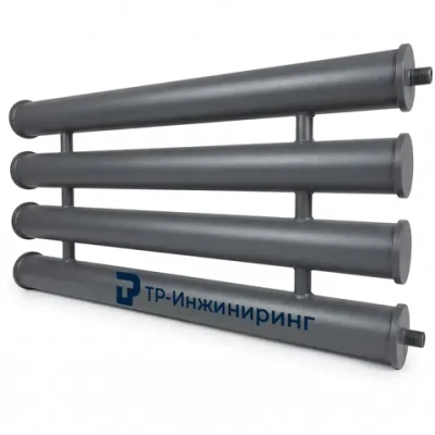 Регистр отопления РСП-4x159x4,0-2000 четырёхрядный секционный с плоскими заглушками