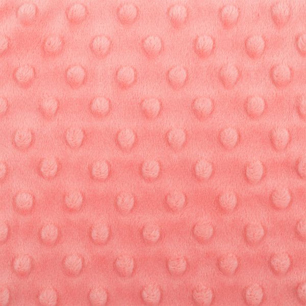 Плюш (ткань) Peppy 02 PEVD 309 г/м², 48х48 см, 31 коралловый