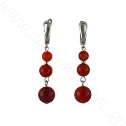 Серьги из сердолика