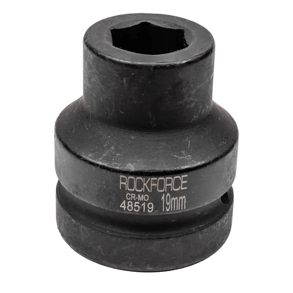 Головка ударная 1'', 19мм (6гр.) RockForce RF-48519
