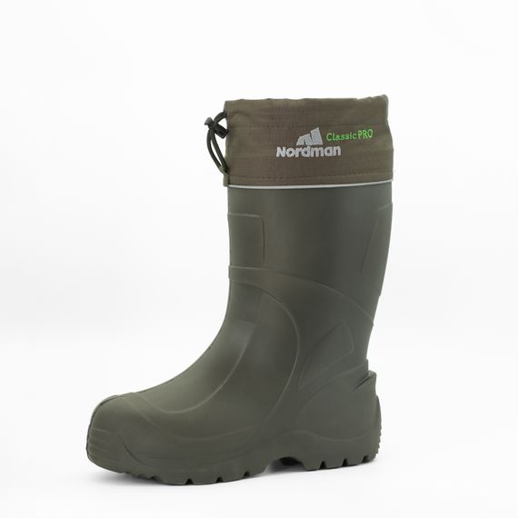 Сапоги специальные Nordman Classic Pro S (1063) утеплённые с манжетой, олива