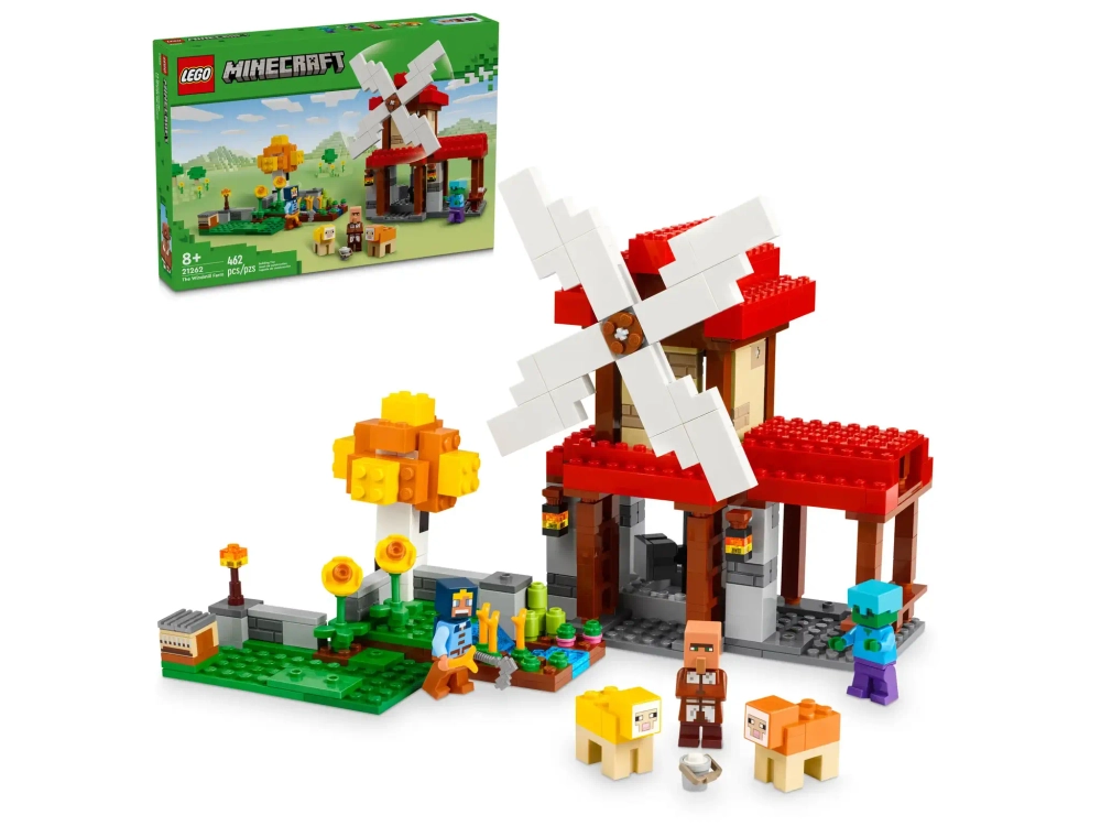 Конструктор LEGO Minecraft 21262 Ферма с ветряной мельницей