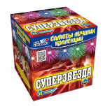 Фейерверк, батарея салютов Суперзвезда 36 х 1,2"