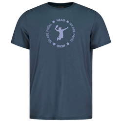 Head We Are Padel T-Shirt - navy