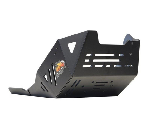 AX1690_DPP AXP RACING ADVENTURE HDPE 8MM SKID PLATE BLK (TUAREG 660)
