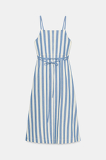ПЛАТЬЕ МИДИ В ПОЛОСКУ — ZW COLLECTION — ZARA