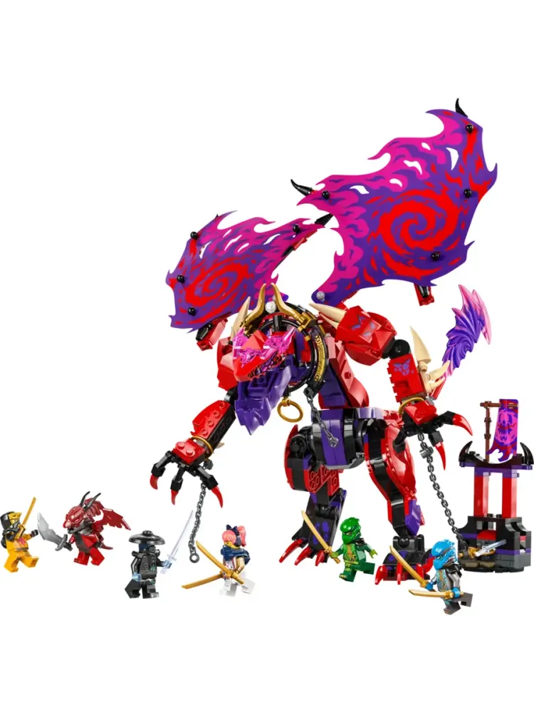 Конструктор NINJAGO 71832 Дракон хаоса с Громовым Клыком