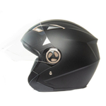 Шлем мото открытый HIZER 226 (M) matte-black, арт 14755