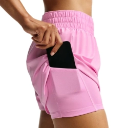 Женские Шорты теннисные Nike Dri-Fit One - pink rise/white