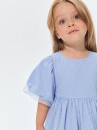 Платье с рукавом фонариком "Голубой зефир" 0+