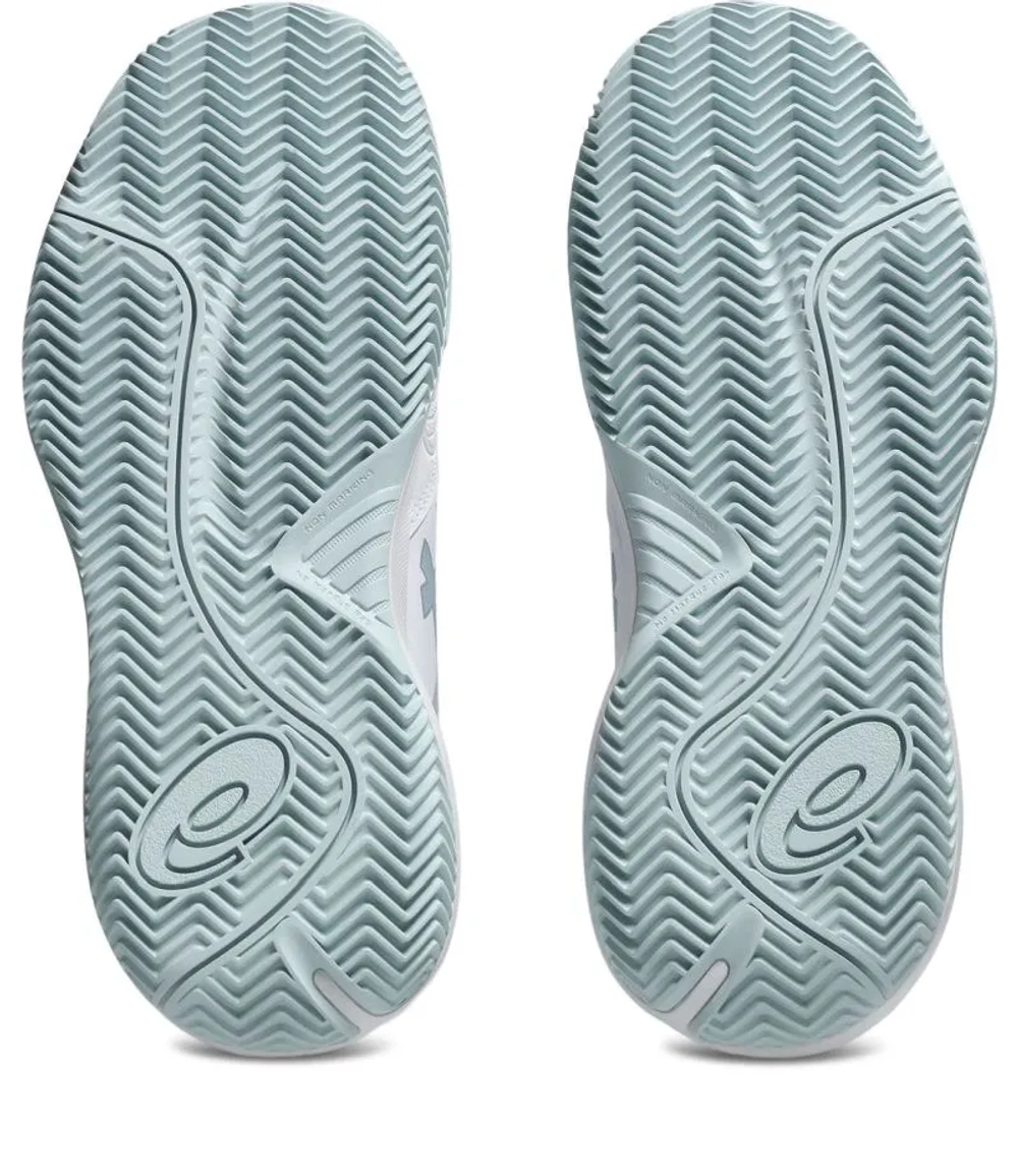 Женские теннисные кроссовки Asics Gel-Challenger 15 Clay - white/sky