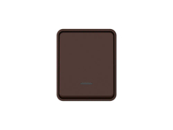 ATLASDESIGN PROFI IP54 О/У 1-клавишный ВЫКЛЮЧАТЕЛЬ с подсветкой, сх.1а, 10АХ, КОРИЧНЕВЫЙ