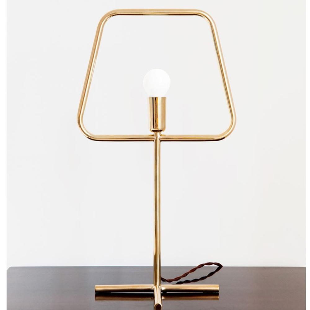 настольная лампа Adolfo Abejon Brass Slim S Table Lamp