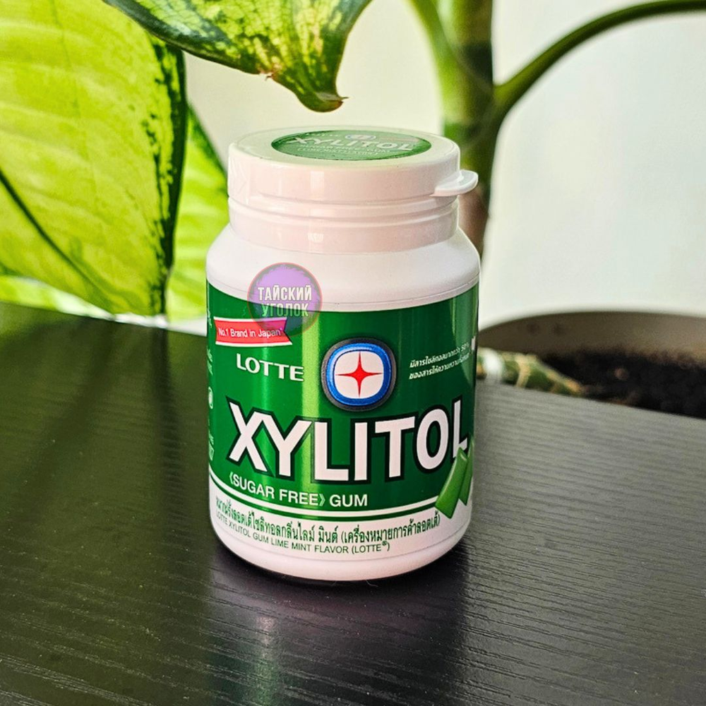 Lotte Резинка Жевательная XILITOL Лайм мята 52,2 гр пл/б