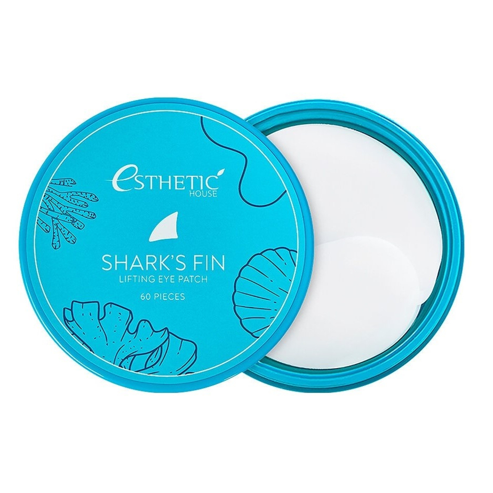 Гидрогелевые патчи с экстрактом плавника акулы Esthetic House Shark's Fin Lifting Eye Patch