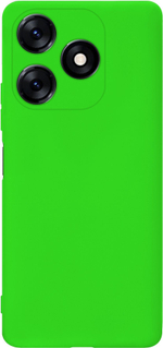 Мягкий Soft Touch чехол из силикона для TECNO SPARK 10C / 10 (не PRO!) с бархатной подкладкой