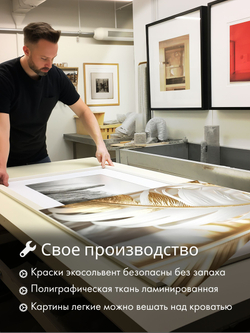 Картина Нежные штрихи, модульная, галерейная 50x70см 2шт.