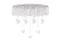 Люстра подвесная NewRgy 5646R/8A CHROME+CLEAR, 8×40 Вт, хромированная и прозрачная