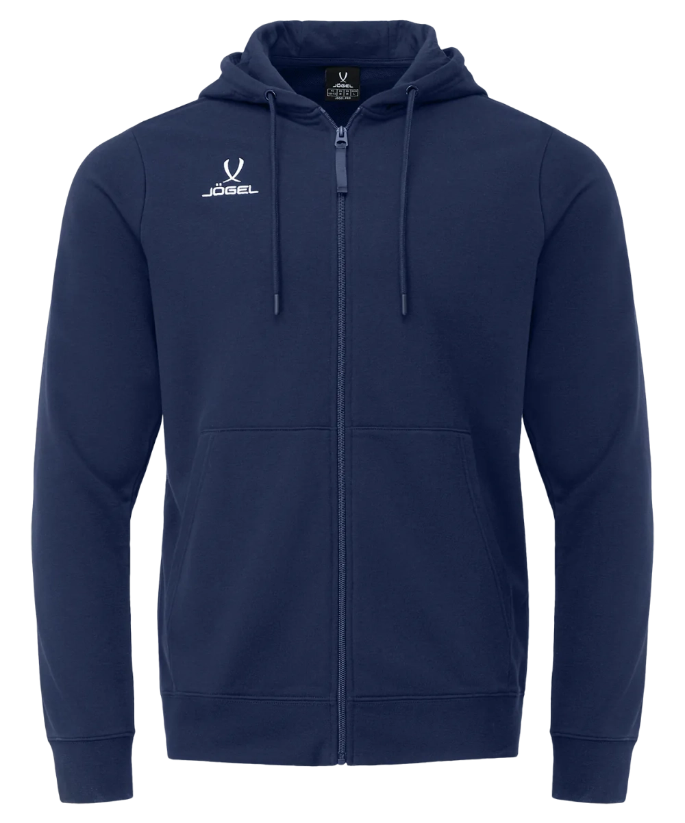 Худи на молнии ESSENTIAL Cotton Zip Hoodie, темно-синий